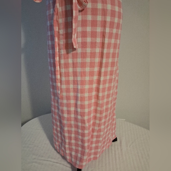 Pink Checkered Maxi Dress XXL - Picture 5 of 12